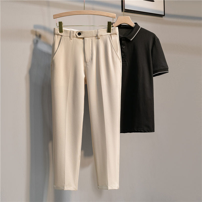 Nine-point Drape Trousers