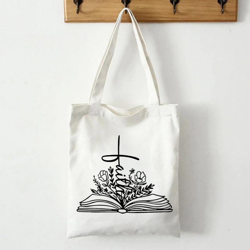 Printed Women&#039;s Canvas Shoulder Handbag Casual Fashion Tote Bag