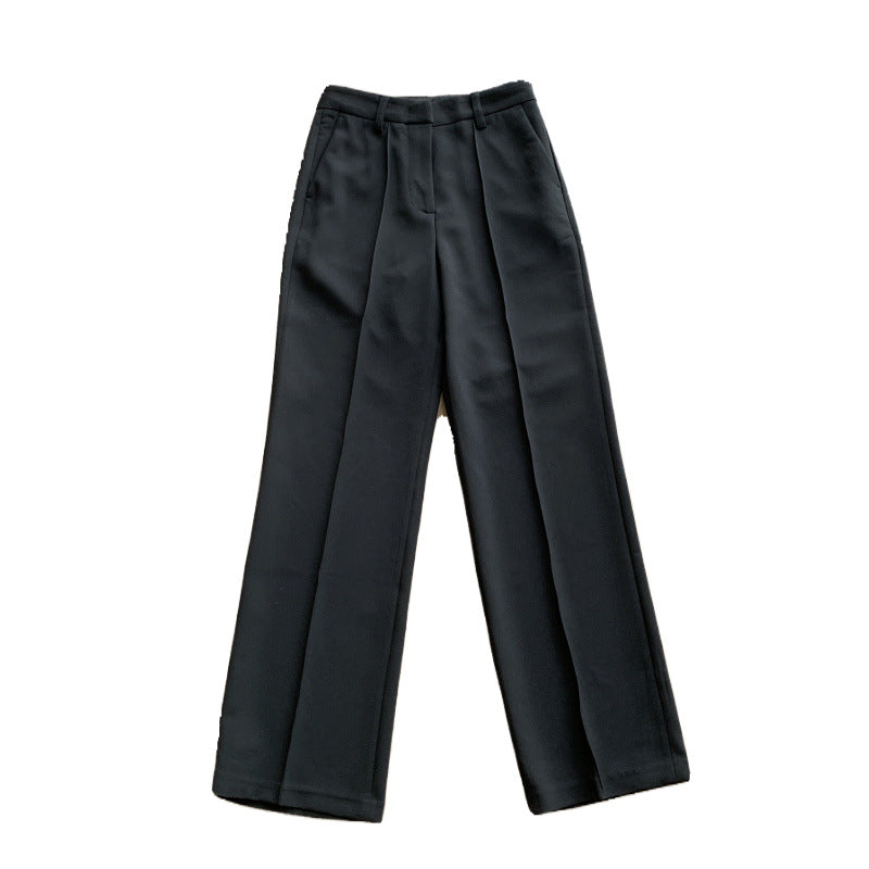 Straight Wide-leg Pants