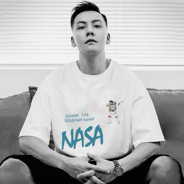 Short-sleeved T-shirt Loose Cotton Men