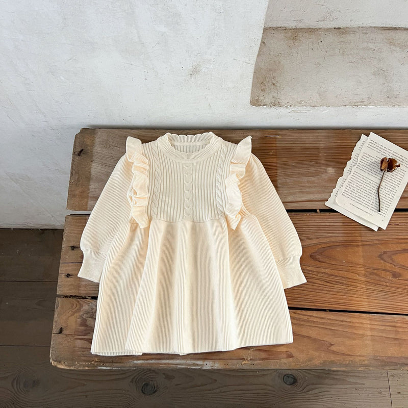 Baby Cotton Wool Woven Warm Dress