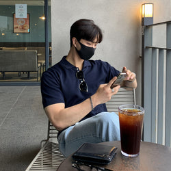 Thin Lapel Polo Shirt