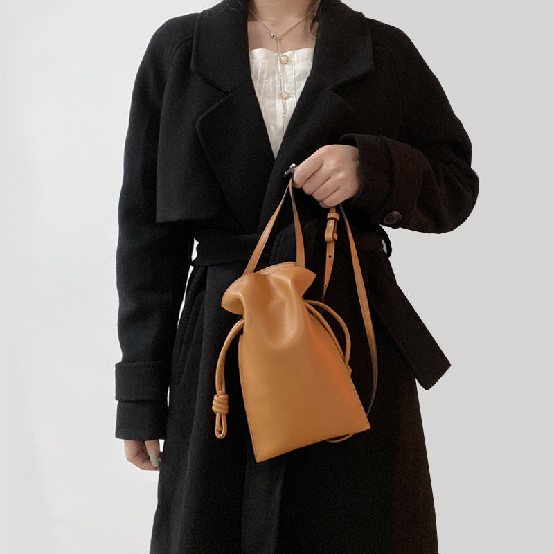 Drawstring Bucket Bag