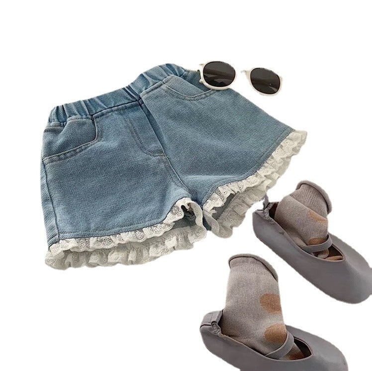 Cute And Sweet Soft Denim Shorts