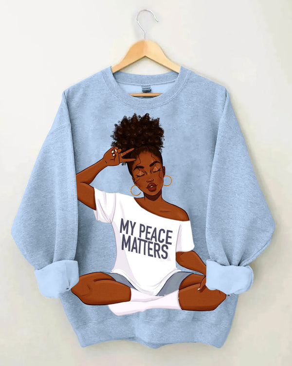 Casual Loose Creative Printed Hoodie