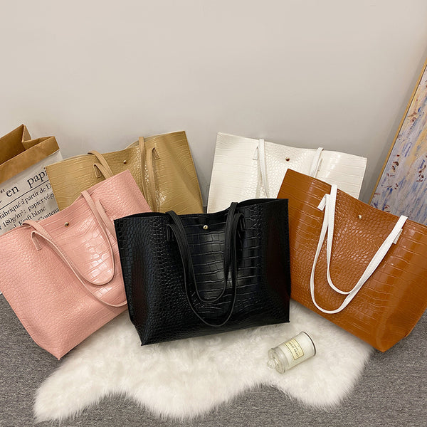 Tote Bag Women&#039;s Bag Large Capacity Shopping Bag Fashionable Versatile Mommy Bag