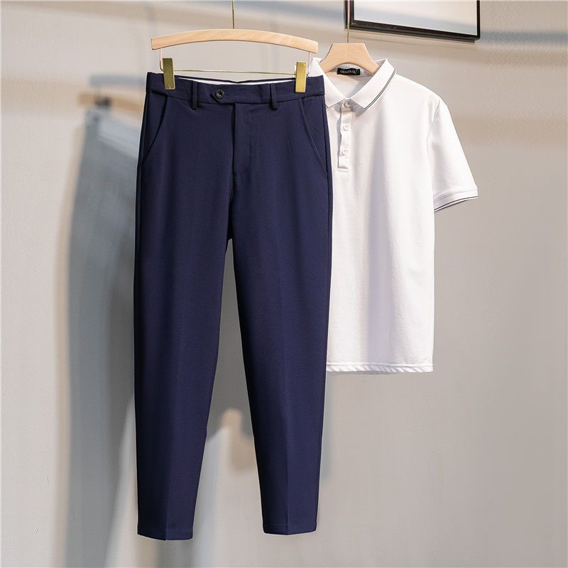 Nine-point Drape Trousers