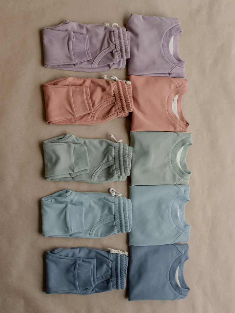 Pure Cotton Sweatshirt Suit