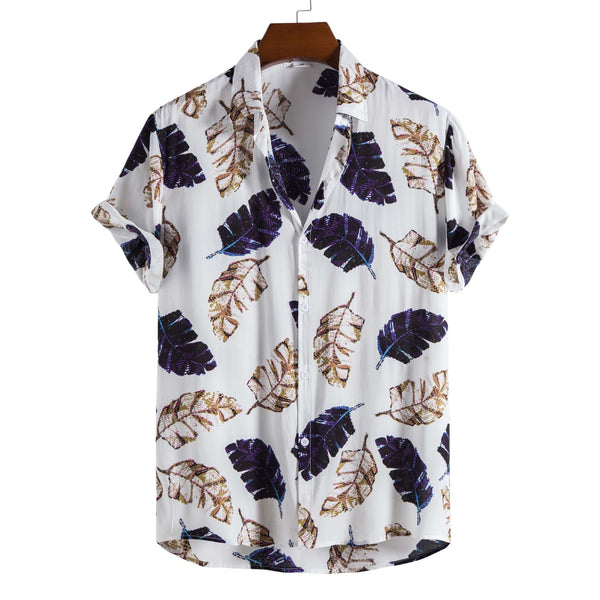 Leaf Short-sleeved Shirt
