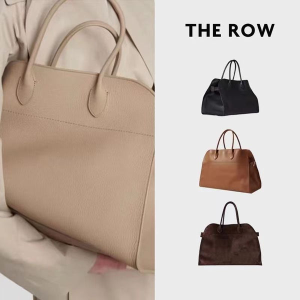 Cowhide Vintage Bag New Large Capacity Tote Bag Genuine Leather All-match Commuter Shoulder Handbag Women&#039;s Boston Bag