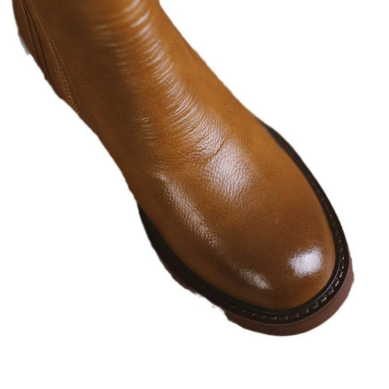 British Wind Side Zipper Martin Boots