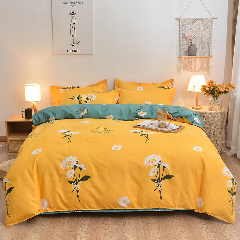 Pure Cotton Brushed Four-piece Thickened