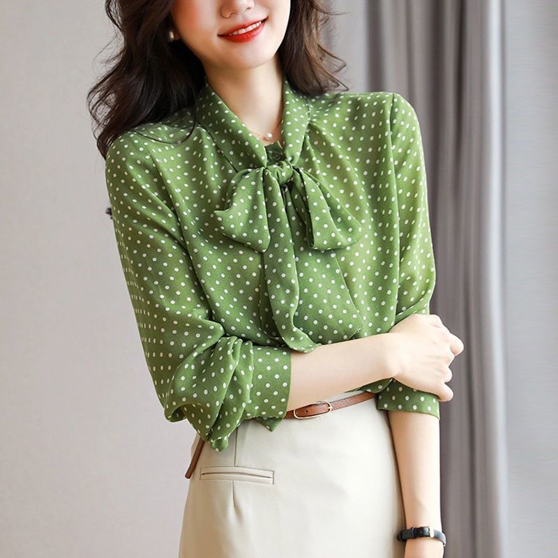 Polka Shirt Casual Top