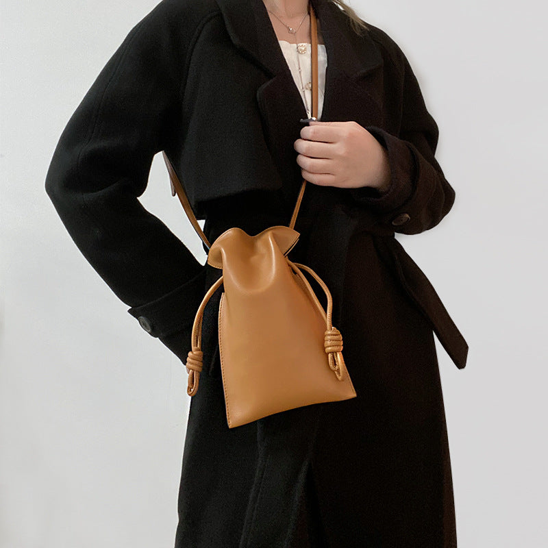 Drawstring Bucket Bag