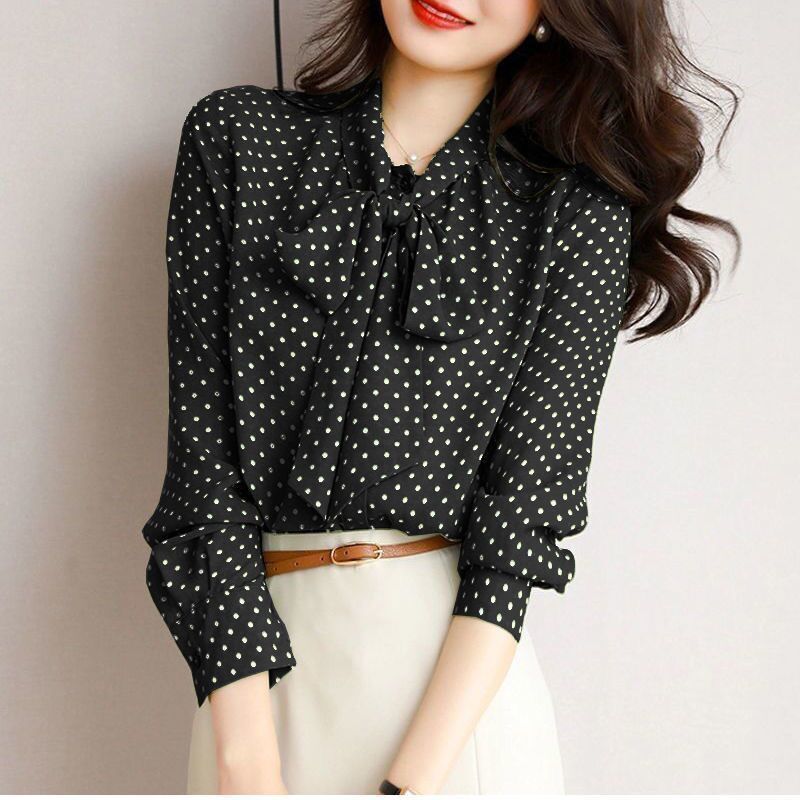 Polka Shirt Casual Top