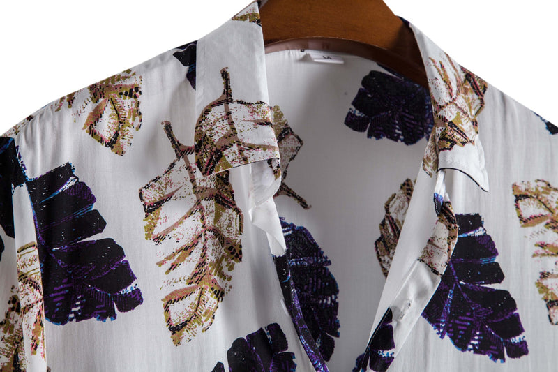 Leaf Short-sleeved Shirt