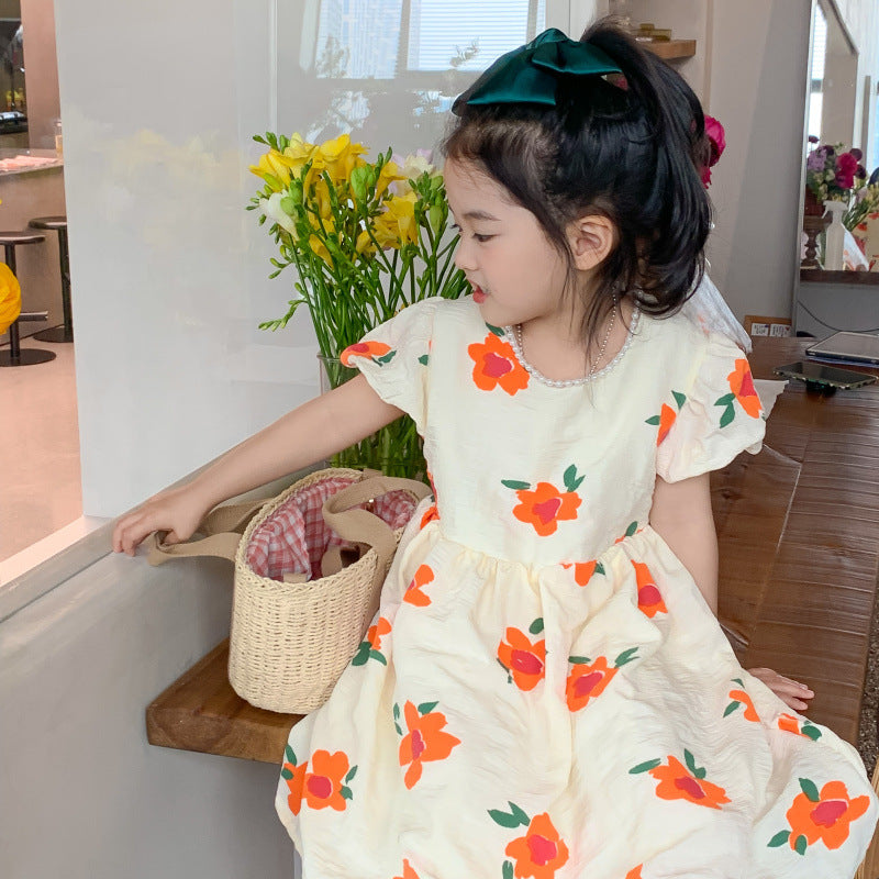 Baby Princess Dress Girl Short-sleeved