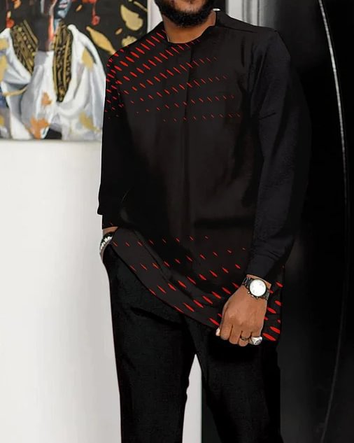 Men Africa Attire Two-piece Suit