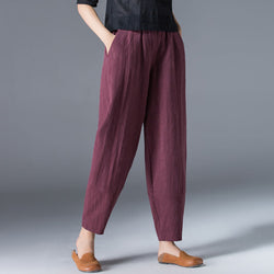 Cotton And Linen Pants