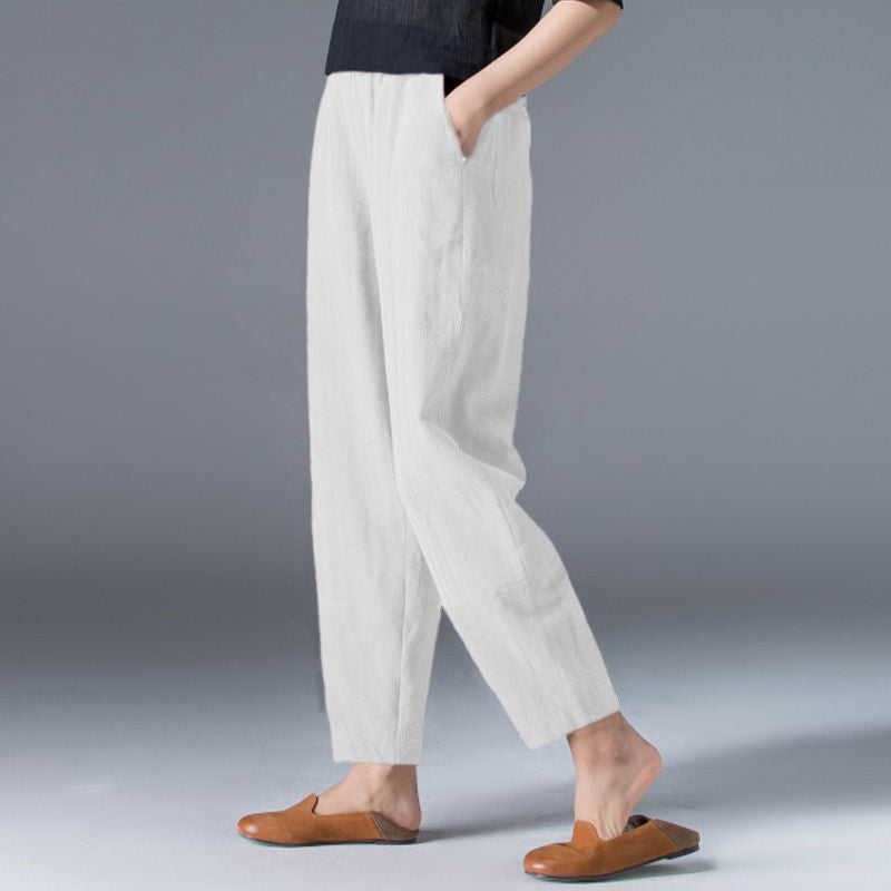 Cotton And Linen Pants