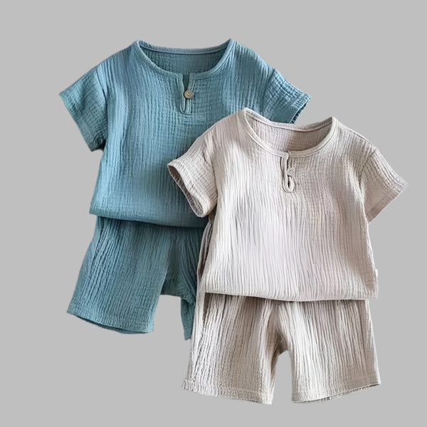 Boys And Girls Baby Short-sleeved Summer Suit