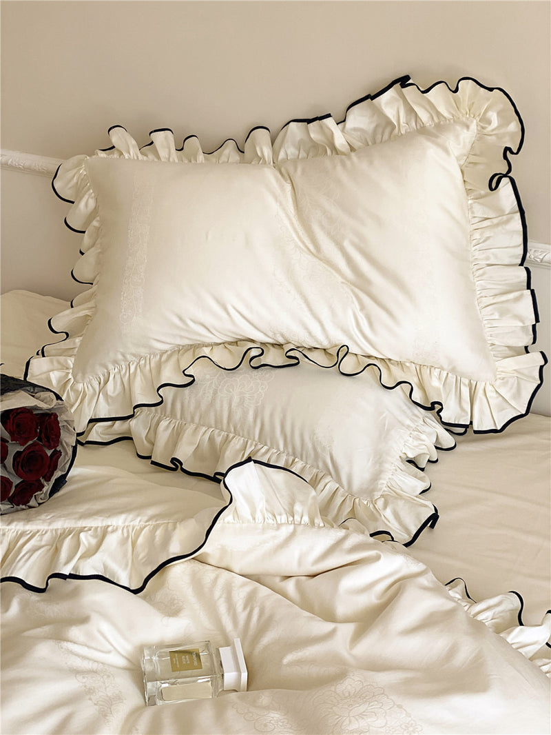 Four-piece Set Pure Cotton Jacquard Quilt Cover