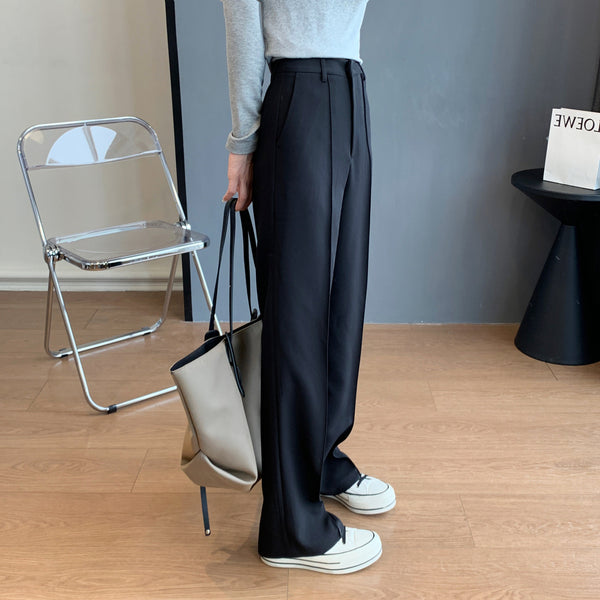 Straight Wide-leg Pants