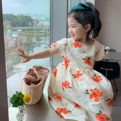 Baby Princess Dress Girl Short-sleeved