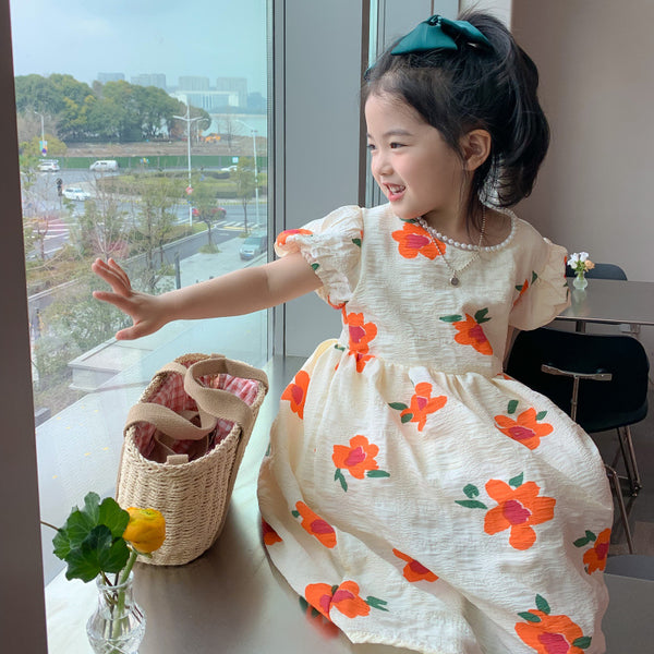 Baby Princess Dress Girl Short-sleeved