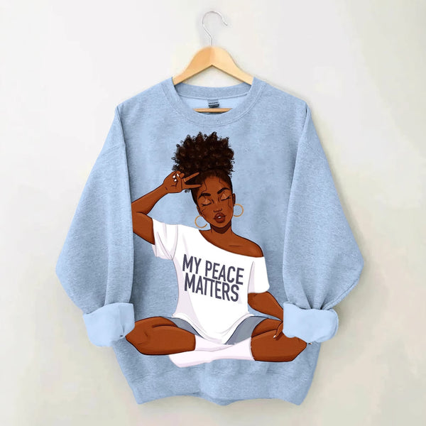 Casual Loose Creative Printed Hoodie