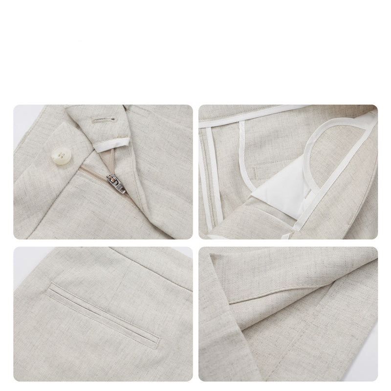 Cotton And Linen Casual Pants