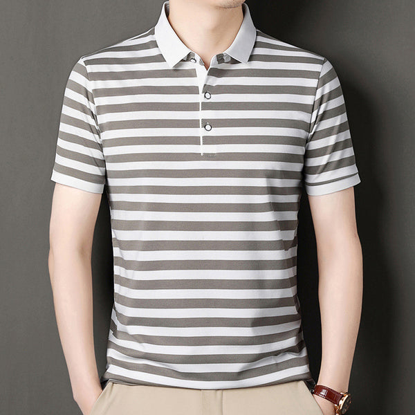 Striped Short-sleeve Shirt