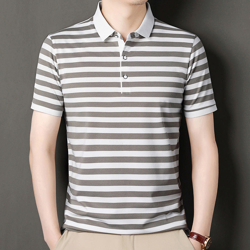 Striped Short-sleeve Shirt