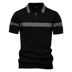Striped Men's Business Short-sleeved Shirt