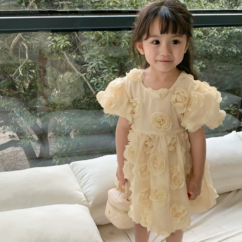 Beautiful Princess Dress with roses