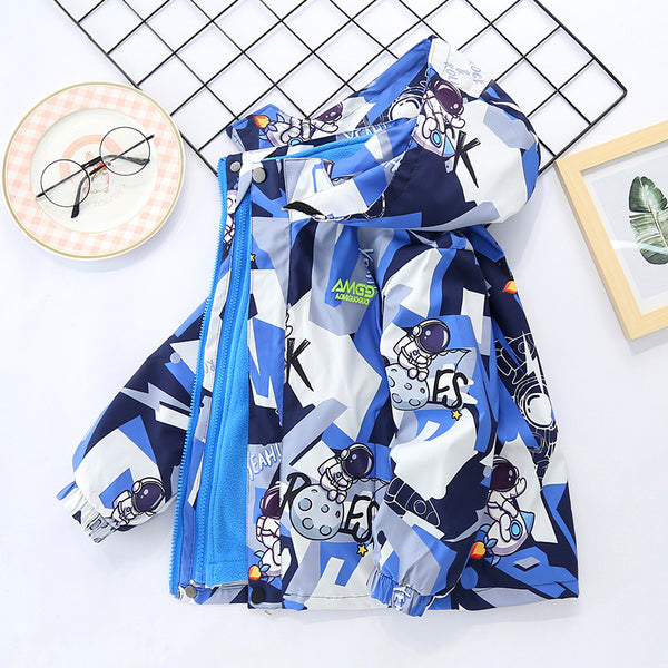 Fleece Thickened Windbreaker Jacket