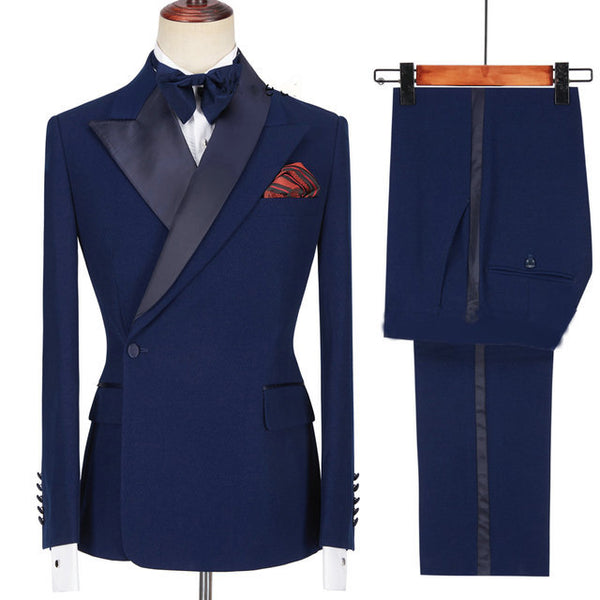 Black Business Two-piece Male Suit