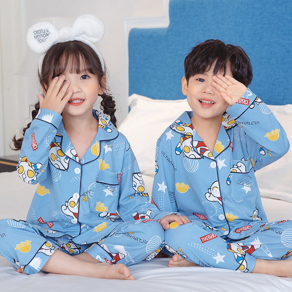 Cardigan Long Sleeve Pajamas