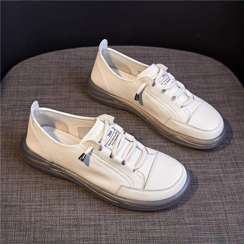 Cowhide Tendon Bottom Leather Soft Shoes
