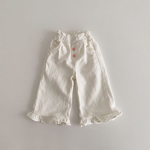 Baby Girl Vintage Wide Leg Pants