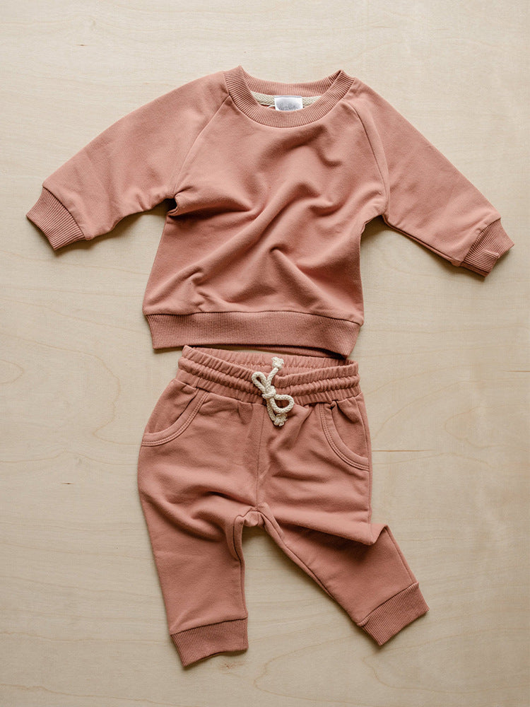 Pure Cotton Sweatshirt Suit