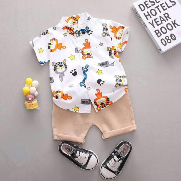 1-3 Years Old Baby Shirt Two-piece Set