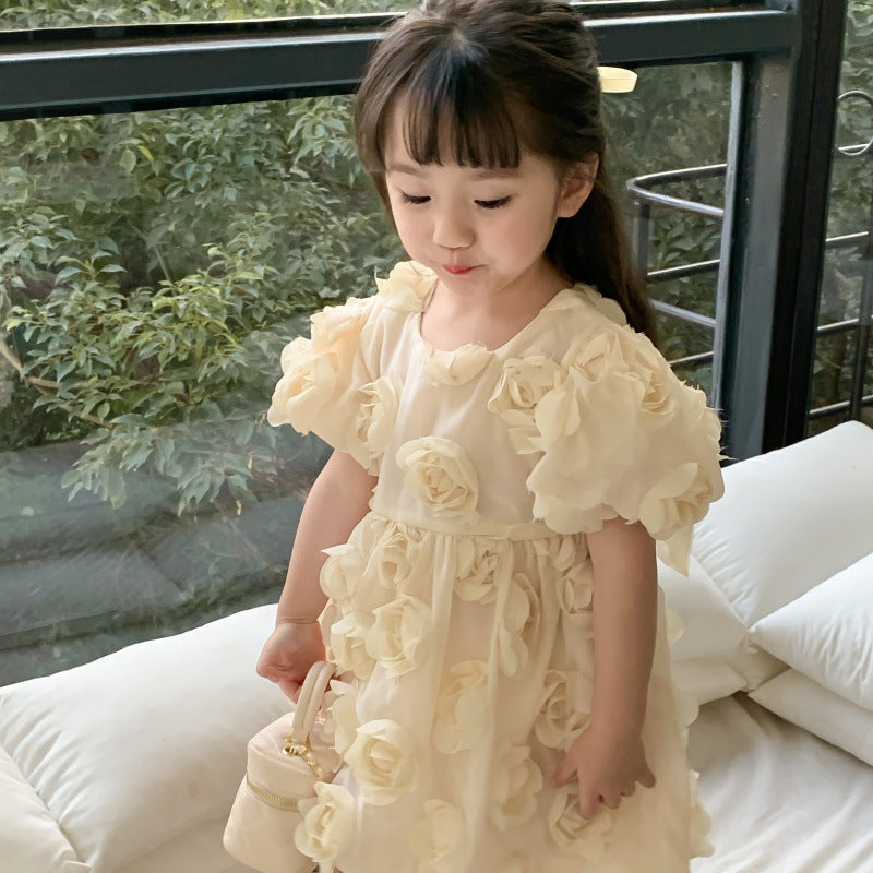 Beautiful Princess Dress with roses