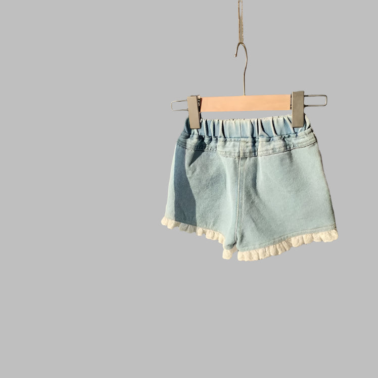 Cute And Sweet Soft Denim Shorts