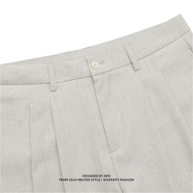 Cotton And Linen Casual Pants