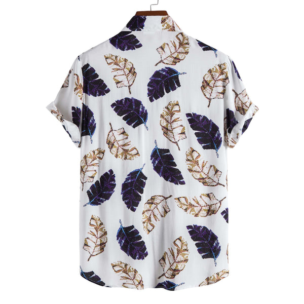 Leaf Short-sleeved Shirt