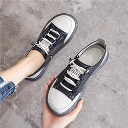 Cowhide Tendon Bottom Leather Soft Shoes