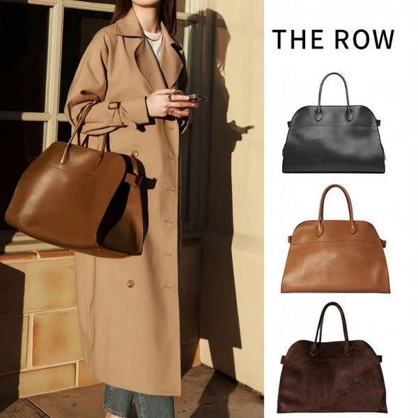 Cowhide Vintage Bag New Large Capacity Tote Bag Genuine Leather All-match Commuter Shoulder Handbag Women&#039;s Boston Bag