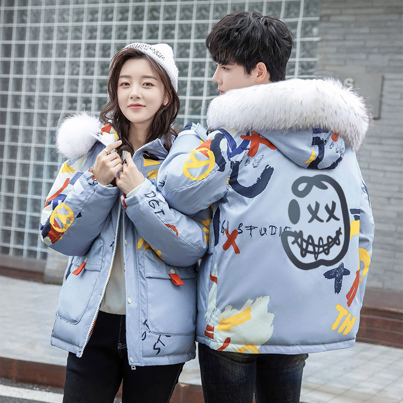 Couple Heavy Jacket Graffiti