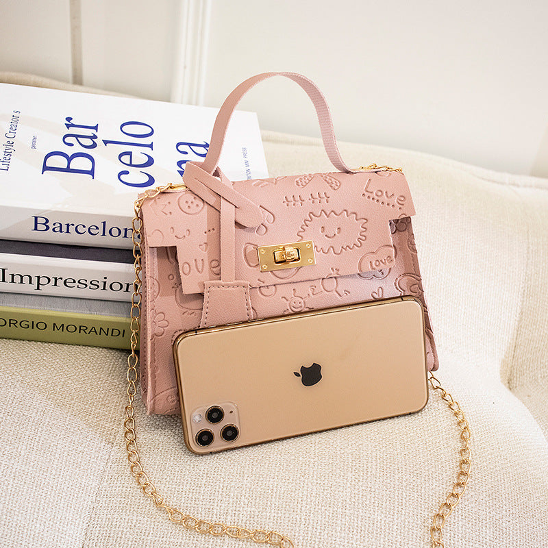 Embossed Handbag